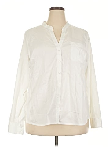 Calvin Klein Long Sleeve Button-Down Shirt (view 1)