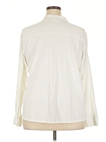 Calvin Klein Long Sleeve Button-Down Shirt (view 2)