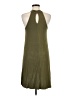 First Love Solid Green Casual Dress Size M - photo 2