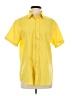 Unbranded Yellow Short Sleeve Button-Down Shirt Size S - photo 1