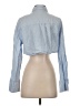 Zara Blue Long Sleeve Blouse Size S - photo 2