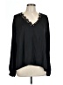 Nine Britton 100% Polyester Black Long Sleeve Blouse Size L - photo 1