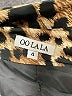 OO LA LA 100% Polyester Animal Print Ivory Blazer Size 4 - photo 6