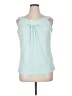 Calvin Klein 100% Polyester Teal Sleeveless Blouse Size XL - photo 1