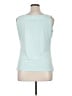 Calvin Klein 100% Polyester Teal Sleeveless Blouse Size XL - photo 2