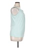 Calvin Klein 100% Polyester Teal Sleeveless Blouse Size XL - photo 4