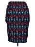 Lularoe Chevron-herringbone Teal Casual Skirt Size 2X - photo 2