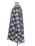 Carmakoma 100% Polyester Plaid Blue Casual Dress Size Med Plus - photo 5