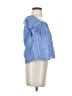 Express Blue Short Sleeve Top Size XS - photo 4