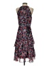 BCBGMAXAZRIA 100% Polyester Floral Blue Cocktail Dress Size 4 - photo 2