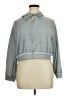 Shein Curve 100% Polyester Gray Zip Up Hoodie Size 14 Plus (1) - photo 1