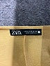 Zara 100% Polyester Solid Tan Casual Dress Size S - photo 7