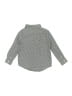 Janie and Jack 100% Cotton Chevron-herringbone Gray Long Sleeve Button-Down Shirt Size 3 - photo 2