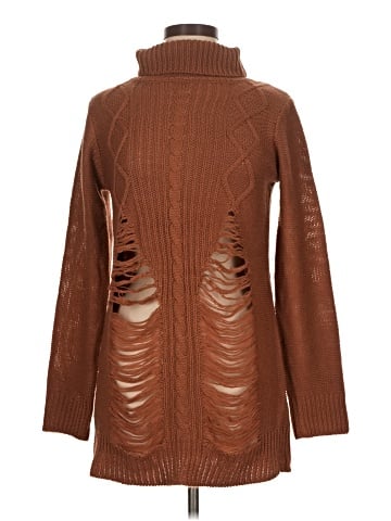 Derek Heart Turtleneck Sweater (view 1)