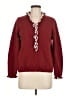 Unbranded 100% Polyester Burgundy Pullover Sweater Size M - photo 1