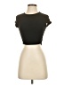 TNA Black Short Sleeve Turtleneck Size XXS - photo 1