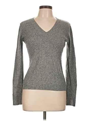 Aqua Cashmere Pullover Sweater (view 1)