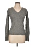 Aqua 100% Cashmere Gray Cashmere Pullover Sweater Size L - photo 1