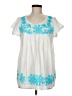 Assorted Brands White Short Sleeve Blouse Size M - photo 1