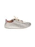 Plae 100% Leather Metallic Silver Sneakers Size 5 1/2 - photo 1