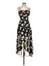 Mi ami 100% Polyester Floral Black Cocktail Dress Size XS - photo 1