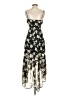 Mi ami 100% Polyester Floral Black Cocktail Dress Size XS - photo 2