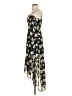 Mi ami 100% Polyester Floral Black Cocktail Dress Size XS - photo 5