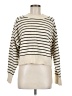 Olivaceous Stripes Ivory Pullover Sweater Size M - photo 1