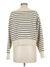 Olivaceous Stripes Ivory Pullover Sweater Size M - photo 2