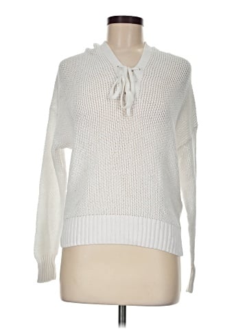 White + Warren Pullover Sweater (view 1)