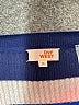 DVF WEST Stripes Blue Casual Dress Size M - photo 7