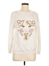 Selection b.p.c. Bonprix Collection Animal Print Ivory Pullover Sweater Size M - photo 1