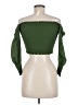 Reformation Green 3/4 Sleeve Blouse Size S - photo 2