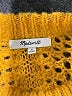 Madewell Yellow Windemere Pointelle Pullover Sweater Size M - photo 7