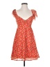 Altar'd State 100% Polyester Hearts Orange Cocktail Dress Size S - photo 1
