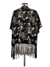 Forever 21 100% Polyester Black Kimono Size S - photo 2