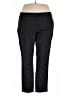 Icon Collection Solid Black Dress Pants Size 22 - photo 1