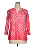 Jane Ashley Pink 3/4 Sleeve Blouse Size XL - photo 1