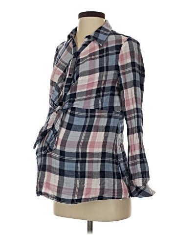 Motherhood Long Sleeve Blouse (view 1)