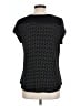 Diana Belle Polka Dots Black Short Sleeve Top Size L - photo 2