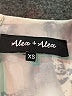Alex + Alex 100% Polyester Print Ivory Cocktail Dress Size XS - photo 7