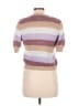 AWARE by Vero Moda Stripes Purple Pullover Sweater Size M - photo 2