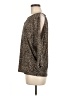 MICHAEL Michael Kors Animal Print Brown Long Sleeve Blouse Size M - photo 5