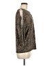 MICHAEL Michael Kors Animal Print Brown Long Sleeve Blouse Size M - photo 4