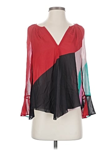 Joie 3/4 Sleeve Silk Top (view 1)