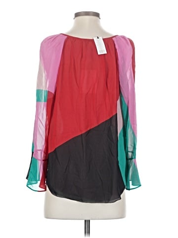 Joie 3/4 Sleeve Silk Top (view 2)