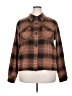 BB Dakota by Steve Madden 100% Polyester Plaid Brown Jacket Size XXL - photo 1