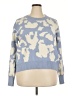 Halogen Floral Blue Pullover Sweater Size XXL - photo 1