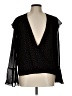 Sanctuary 100% Rayon Black Long Sleeve Blouse Size L - photo 1
