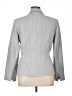 Evan Picone 100% Polyester Chevron-herringbone Gray Blazer Size 14 - photo 2